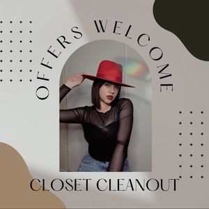 Welcome!! Closet cleanout